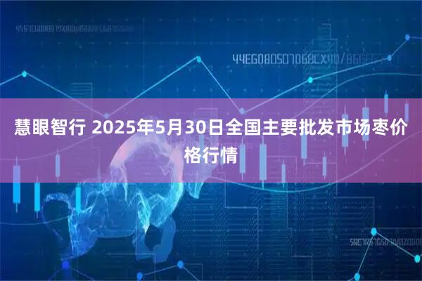 慧眼智行 2025年5月30日全国主要批发市场枣价格行情